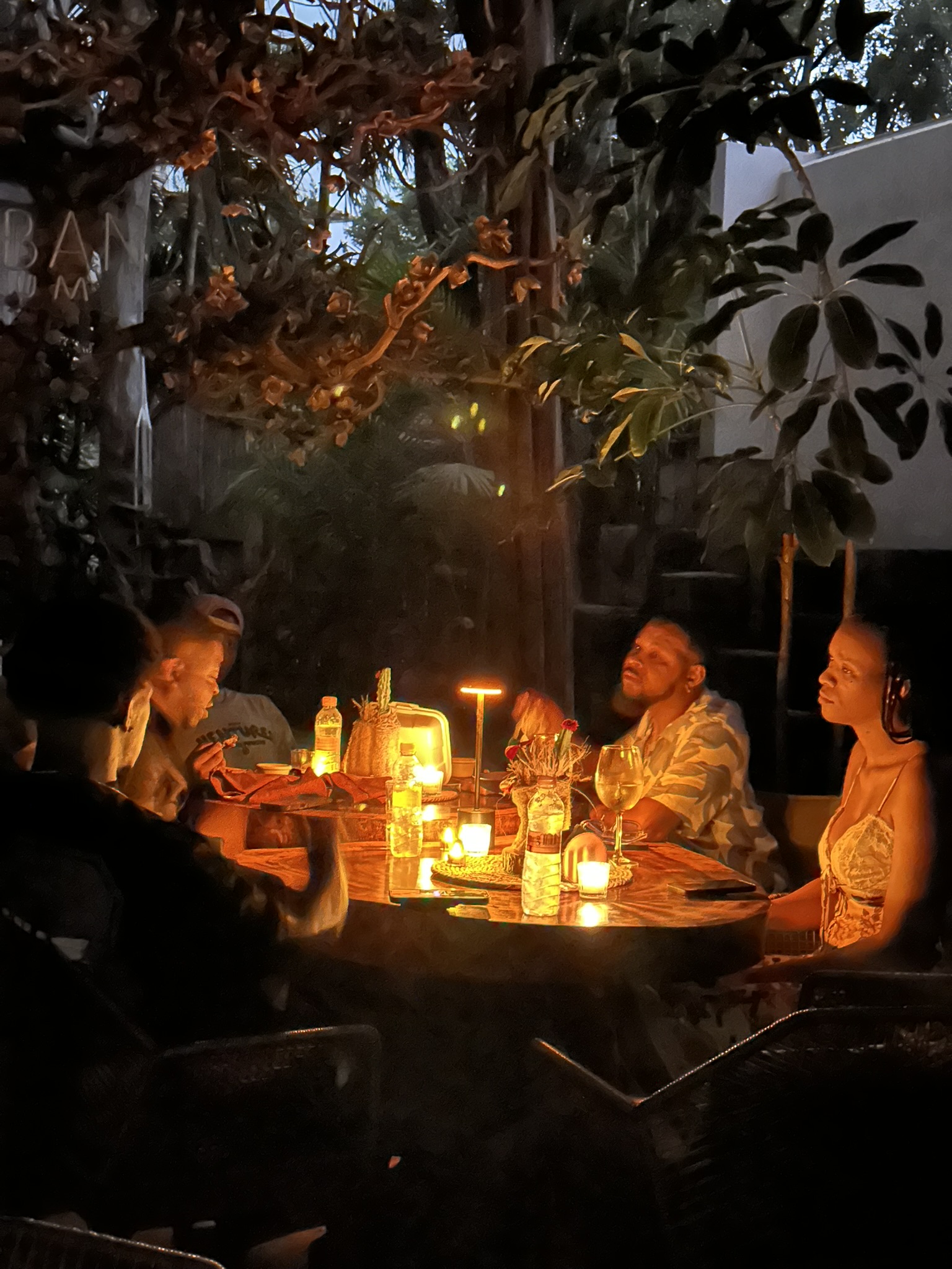 Cena privada en Xkeban